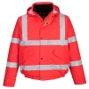 PORTWEST - Blouson hi-vis couleur : rouge taille m - portwest