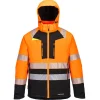 PORTWEST - Parka d'hiver dx4 hi-vis class 2 - taille m - orange/noir - portwest