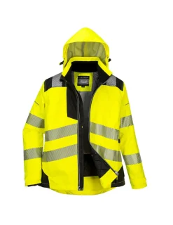 PORTWEST - Parka d'hiver pw3 pour femmes couleur : jaune/noir taille l - portwest