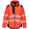 PORTWEST - Parka hv pw3 - m - rouge/noir - portwest