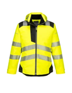 PORTWEST - Parka hv pw3 couleur : jaune/noir taille xl - portwest