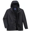 PORTWEST - Parka respirante 3 en 1 argo couleur : noir taille xl - portwest