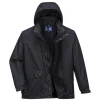 PORTWEST - Parka respirante 3 en 1 argo couleur : noir taille l - portwest