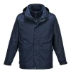 PORTWEST - Parka respirante 3 en 1 argo couleur : marine taille xxl - portwest