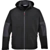 PORTWEST - Softshell avec capuche (3 couches) couleur : noir taille l - portwest