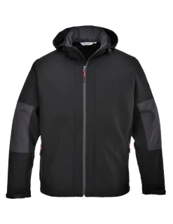 PORTWEST - Softshell avec capuche (3 couches) couleur : noir taille xl - portwest