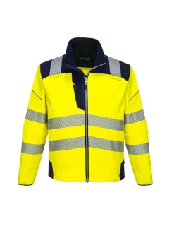 PORTWEST - Softshell haute-visibilité pw3 couleur : jaune/marine taille m - portwest