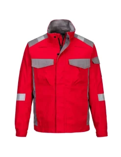PORTWEST - Veste bizflame ultra bicolore - taille s - rouge - portwest