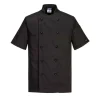 PORTWEST - Veste cuisine kent couleur : noir taille xl - portwest