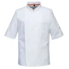 PORTWEST - Veste de cuisinier maille pro s/s couleur : blanc taille s - portwest