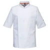 PORTWEST - Veste de cuisinier maille pro s/s couleur : blanc taille xxl - portwest