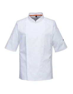 PORTWEST - Veste de cuisinier maille pro s/s couleur : blanc taille xxl - portwest