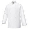 PORTWEST - Veste de cuisine sussex couleur : blanc taille l - portwest