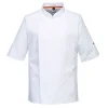 PORTWEST - Veste de cuisine manches longues stretch mesh air pro - l - blanc - portwest