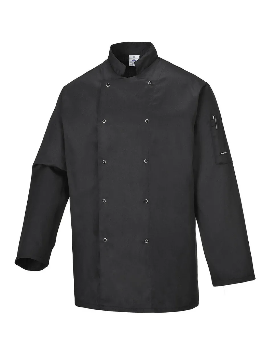 PORTWEST - Veste de cuisine suffolk couleur : noir taille xs - portwest