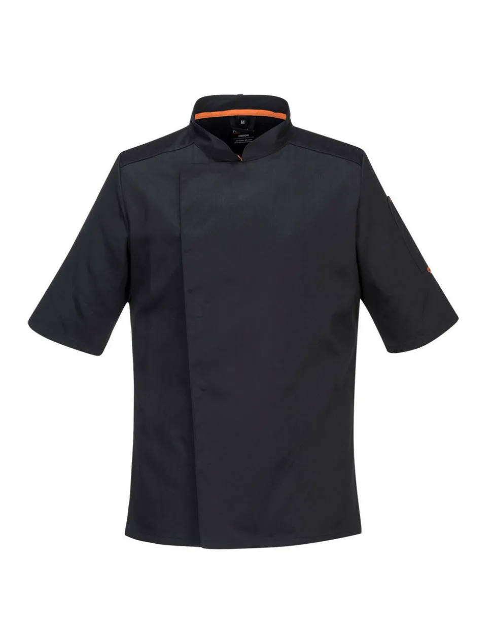 PORTWEST - Veste de cuisinier maille pro s/s couleur : noir taille xxl - portwest