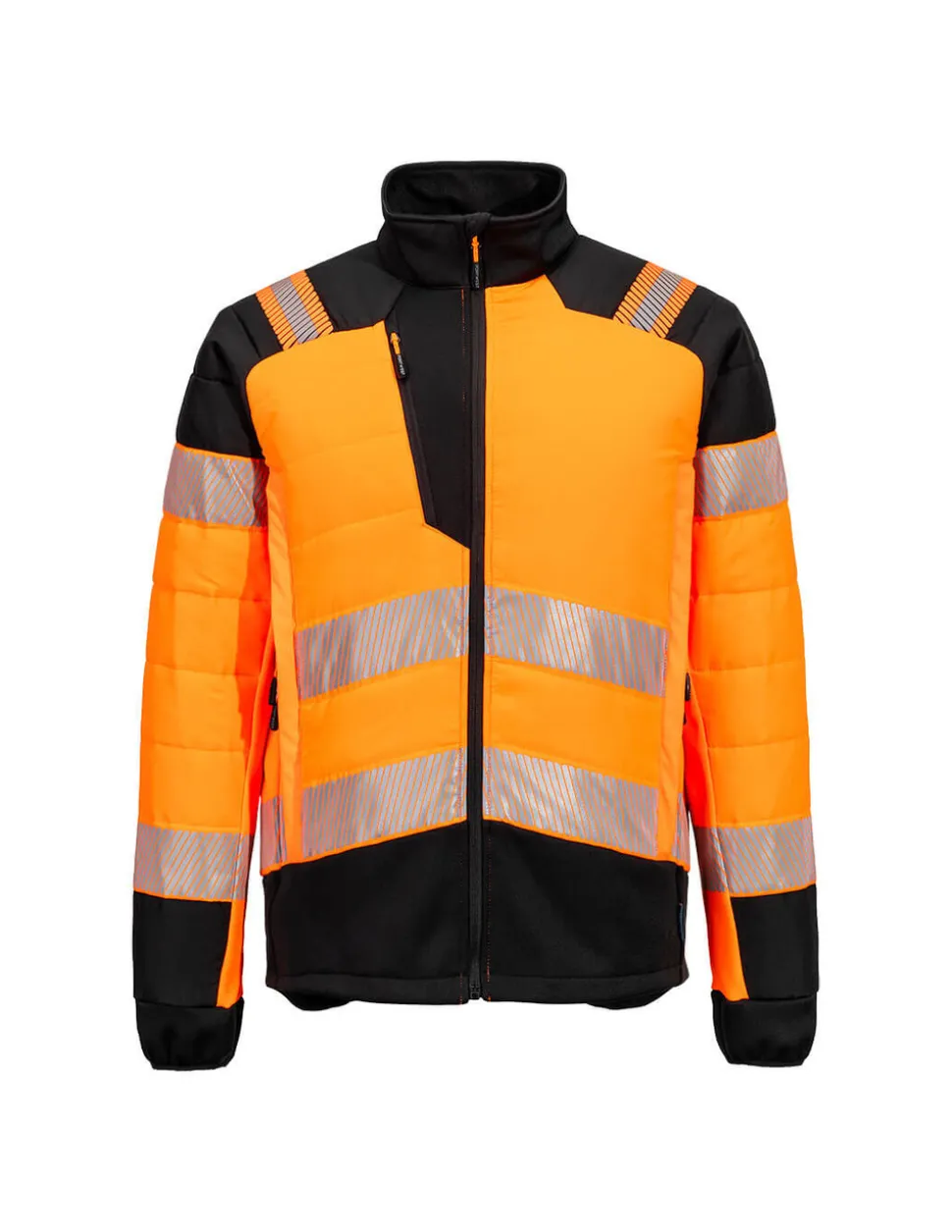 PORTWEST - Veste hybride baffle hv pw3 - taille l - orange/noir - portwest