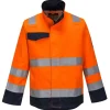 PORTWEST - Veste modaflame orange/marine ris couleur : orange/marine taille l - portwest