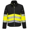 PORTWEST - Veste softshell pw3 haute visibilité classe 1 couleur : noir/jaune taille xl - portwest