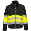 PORTWEST - Veste softshell pw3 haute visibilité classe 1 couleur : noir/jaune taille xxl - portwest