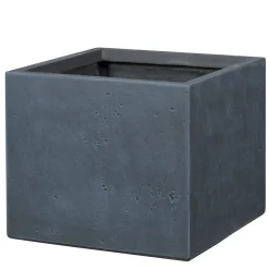 Pot de fleurs Kati carré anthracite - L.55xH.47cm