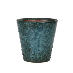 POTERIE D'ALBI - Pot d'intérieur Iliade, coloris mix Ø 10 x H. 10 cm