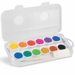 PRIMO - 12 peintures aquarelle en godet ø 30 mm