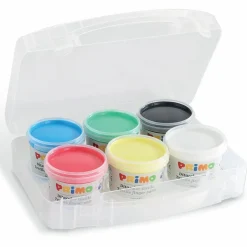 PRIMO - 6 peintures au doigt pour textile