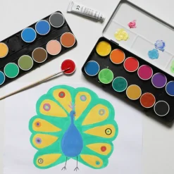 PRIMO - Boîte d'aquarelle fine 24 couleurs ø 30 mm