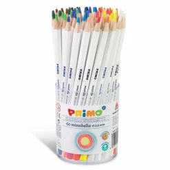 PRIMO - Pot de 60 crayons de couleur minabella