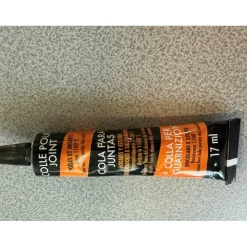 PYRO FEU - Colle réfractaire noire pour joints d'étanchéité 17ml - prête à l'emploi - spéci