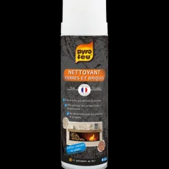 PYRO FEU - Nettoyant pierre et briques de cheminée en aérosol de 500 ml