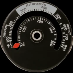 PYRO FEU - Pyro feu 2012-12 thermomètre avec aimant pour contrôle de la performance des poê