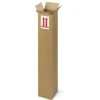 RAJA - 5 cartons d'emballage allongés 50 x 10 x 10 cm - simple cannelure