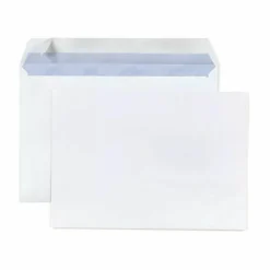 RAJA - 5 enveloppes blanches en papier - 16,2 x 22,9 cm