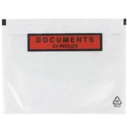 RAJA - 1 pochette d'expédition autocollante a5 transparente