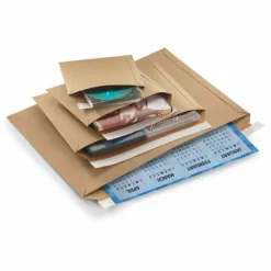 RAJA - 50 pochettes cartonnées fermeture adhésive - 33,4 x 23,4 cm