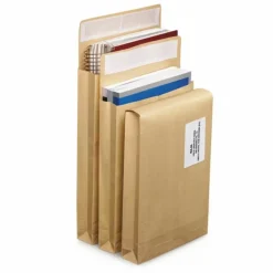 RAJA - 50 pochettes kraft renforcées dépliables - 22,9 x 32,4 cm