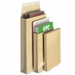 RAJA - 300 pochettes kraft renforcées dépliables - 26 x 33 cm