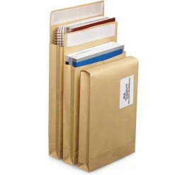 RAJA - Pochette kraft renforcée dépliable - 26 x 28 cm