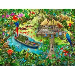 RAVENSBURGER - Escape puzzle kids - safari