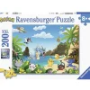 RAVENSBURGER - Puzzle 200 pièces xxl - ravensburger - attrapez-les tous ! - pokémon - dessins animés et bd