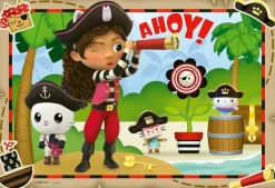 RAVENSBURGER - Puzzle gabby la fête des pirates 2x24 pcs