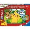 RAVENSBURGER - Puzzle pikachu et ses amis 2x24 pcs