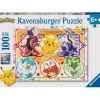 RAVENSBURGER - Puzzle pokémon écarlate et violet 100 pcs xxl