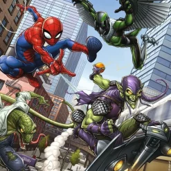 RAVENSBURGER - Puzzle spiderman en action 3x49 pcs