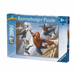 RAVENSBURGER - Ravensburger - puzzle spider-man 200 pièces xxl - les pouvoirs de l'araignée - enfant 8 ans et plus