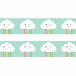 RAYHER - 2 masking tapes petits nuages 10 m x 1,5 cm