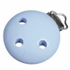 RAYHER - Attache tétine en bois 37 mm - bleu