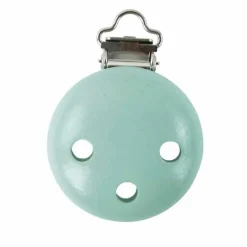 RAYHER - Attache tétine en bois 37 mm vert menthe
